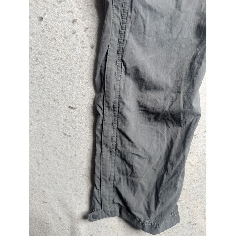 REI Co-op Mens Grey Convertible Zip Off Cargo Hiking Pants Lightweight Stretch